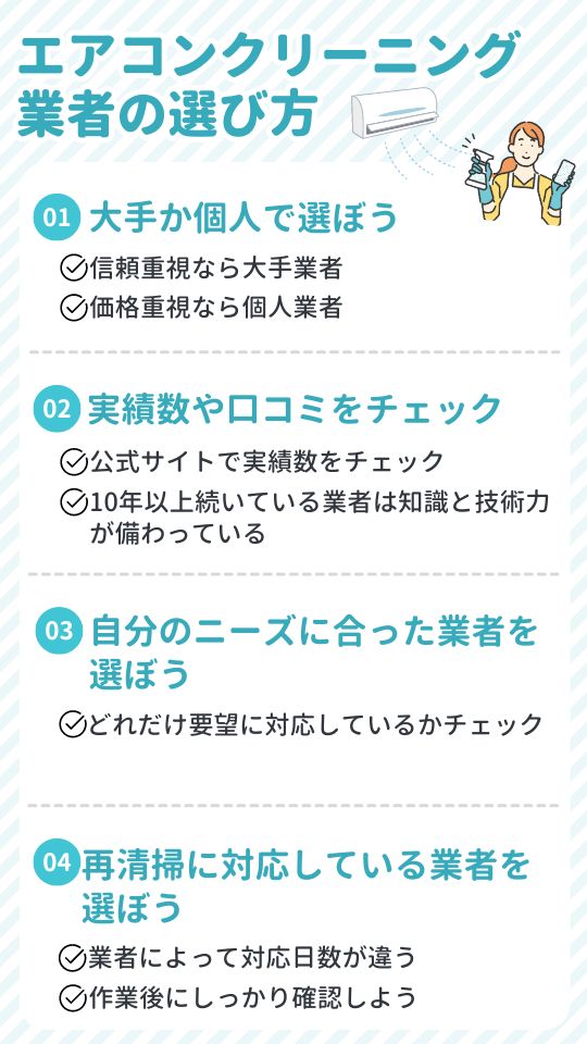 北九州のエアコンクリーニング選び方