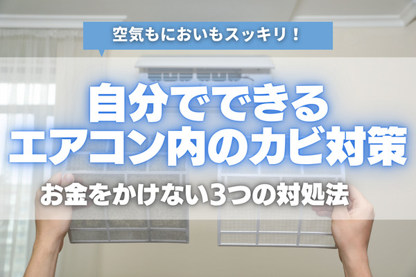 エアコン内のカビ対策は自分でできる！お金をかけない対処法とカビる原因を徹底伝授