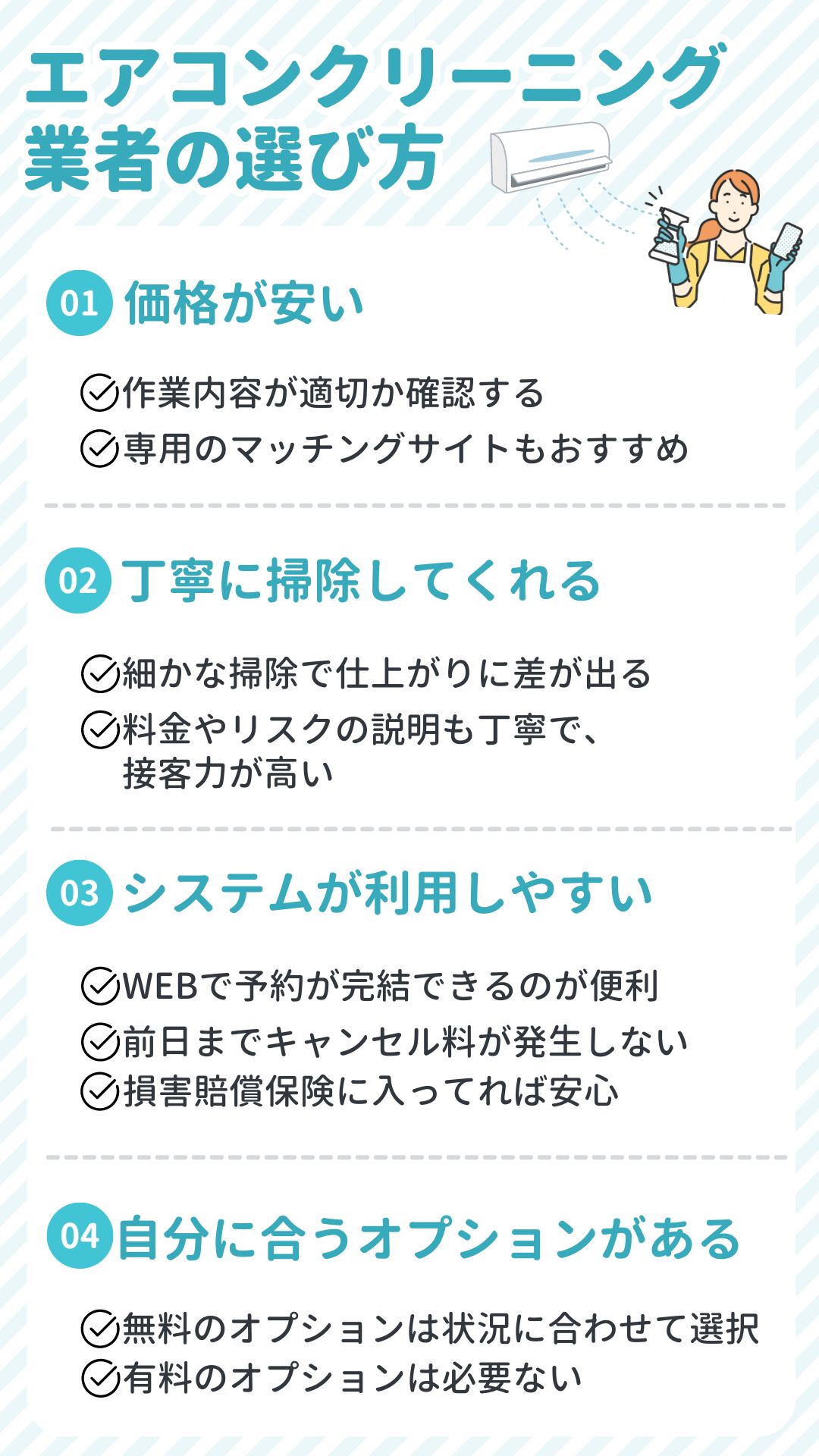 2024年最新のエアコンクリーニング業者選び方